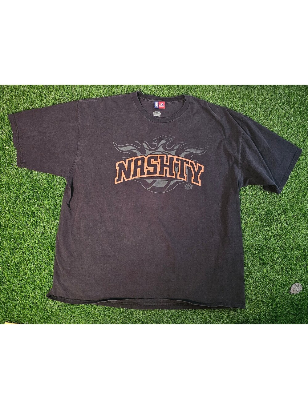 NBA Phoenix Suns Steve Nash #13 Black Graphic T-Shirt 2XL